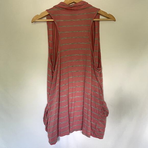 H.I.P. happening in the present pink and silver y2k 2000s vest sleeveless M FLAW - Picture 8 of 8